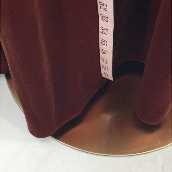 AW BRIDAL SZ 10 L burnt orange Meara cocktail wedding formal maxi dress B60 - Picture 5 of 9